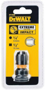 Adaptor de impact de la 1/2" la 1/4" Biti Dewalt DT7508-QZ - Img 3