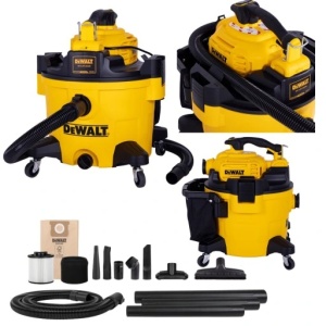 Aspirator umed/uscat cu suflanta detasabila Dewalt 34L Poly, 1080 W, furtun 2.1 m/48 mm, 42.5 l/s - Img 2