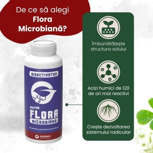 Biostimulator Flora Microbiană pentru rădăcini puternice și mobilizarea nutrienților, 250 ml, Gazonul - Img 2