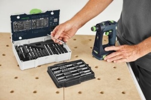 Bit şi set de capete de burghiu SYS3 S 76-BB-Set, Festool - Img 4