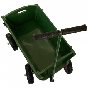 Carucior cu roti pline pentru gradina, Vivatechnix VMD-1008, maxim 150kG - Img 6