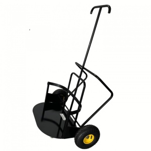 Carucior pentru transport ghivece flori, Vivatechnix VMD-1081, max 200 kg, 2 x roti, Otel, 1330x840x670 mm - Img 1