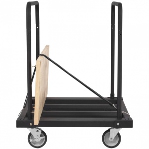 Carucior pentru transport placi gips-carton, maxim 800 Kg, 10 placi, Otel, 4 x roti, 1150 x 740 x 995 mm - Img 4