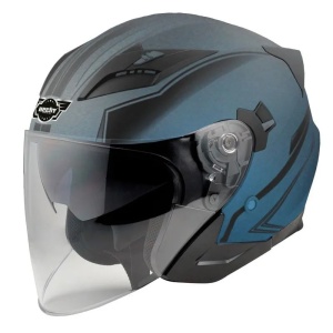 Casca de protectie moto scuter HECHT 52627, material ABS, design modern, marime M