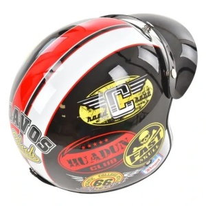 Casca moto scuter HECHT 52588 L, material ABS, marime L, 59-60 cm, captuseala detasabila/lavabila - Img 2