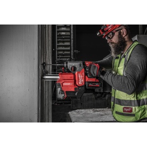 Ciocan rotopercutor SDS-plus M18 ONEFHXDEL-552C 26 mm, mandrina FIXTEC ONE-KEY si extractor de praf, Milwaukee, cod 4933478506 - Img 3