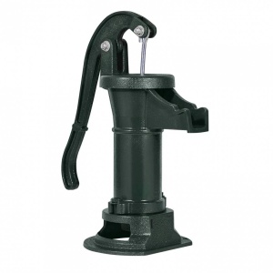 Cismea manuala pentru gradina, Antic Verde, Adancime max 7.6 m, Fonta/Otel carbon, 230 x 180 x 400 mm