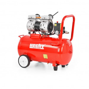 Compresor de aer fara ulei HECHT 2086, silentios, 1.5 kW, 8 bar , butelie 50 litri,