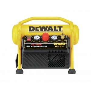 Compresor fara ulei DeWalt DPC6MRC 6L, 1.5 Hp, max. 8 Bari, debit: 170 L/min, 14 Kg, + Furtun 5m