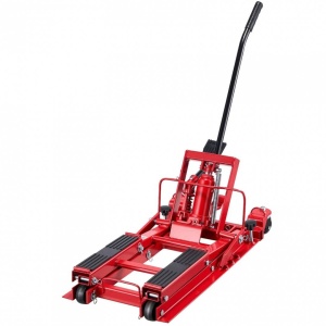 Cric hidraulic pentru motociclete, capacitate max 680 kg, Inaltime 115-385 mm, fixare chingi cu clichet - Img 2