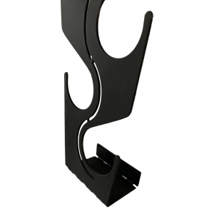 Cuier metalic Krodesign Black Hanger, lungime 50cm, negru - Img 3