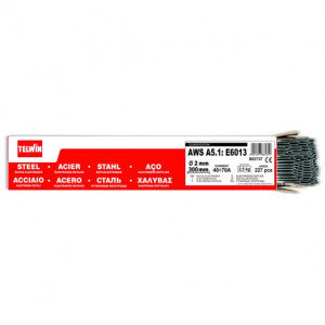 Cutie electrozi rutilici 2 mm Telwin 802737, E6013, 2.5 kg, 227 buc.