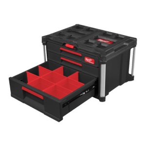 Cutie PACKOUT™ 2+1 sertare, Drawer Tool Box, MILWAUKEE® - Img 2