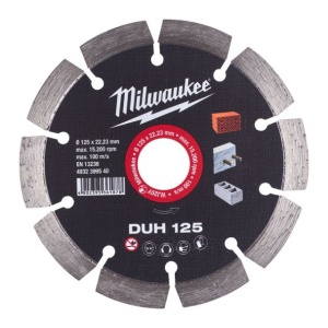 DISC DIAMANTAT DUH 125X 22.2 MM, MILWAUKEE®