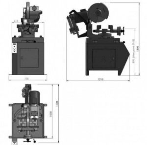 Fierastrau circular semiautomat V PRO 350 HX - Img 3
