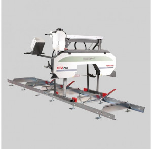 Fierastrau longitudinal cu banda debitare lemn tip Manual CTR 750