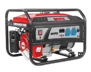 Generator de curent monofazat HECHT GG 3300, motor benzina, 4 timpi, 208 CC, 3 kW