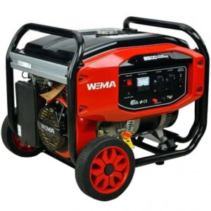 GENERATOR WEIMA, WM 8500 E, cu acumulator +roti transport, BOBINAJ ALTERNATOR CUPRU