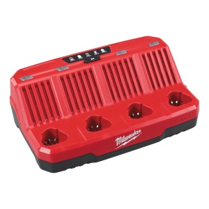 Incarcator cu 4 porturi M12 C4, tip incarcator secvential, Milwaukee, cod 4932430554