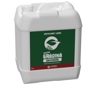 Îngrășământ Grădină Universal pentru gazon, flori și plante ornamentale 5 litri, Gazonul - Img 1