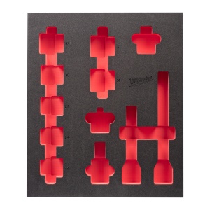 Inserție spumă goală 417x355mm pentru tubulare 3/4", Milwaukee