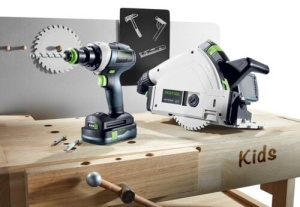 Jucărie care imită ferăstrăul circular cu acumulator TY-TSC, Festool - Img 3