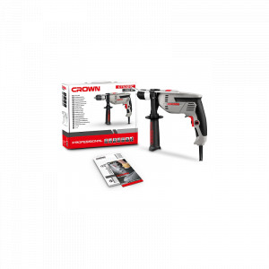 Masina de gaurit Crown CT10129C cu percutie profesionala 750 W - Img 1