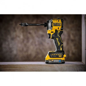 Masina de insurubat cu impact Dewalt DCF850E2T, cuplu maxim 205 Nm, cu 2 acumulatori POWERSTACK 18V / 1.7 Ah si incarcator in valiza de transport TSTAK - Img 4
