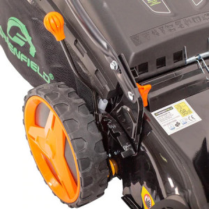 Masina de tuns gazonul cu autopropulsie Greenfield G-MTG511ARW-T8, 4. 4 cp, benzina, 173 cmᶟ, 50 cm , 7 trepte taiere, 60 l sac colector - Img 7