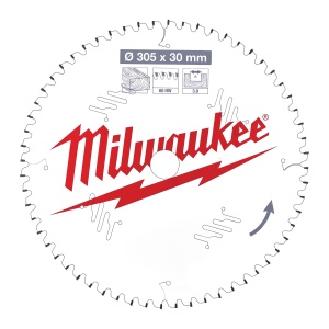 Panza de circular, Ø305mm X Ø30mm, Z60, Lemn, 4932471321 Milwaukee