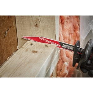 Panza sabie TCT WRECKER NITRUS, multi-material, 230mm, 6Tpi, 1buc, 48475272 Milwaukee - Img 4
