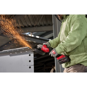 Polizor unghiular de înaltă performanță, Milwaukee M18 FHSAGO180VXPDB2-0X, 180 mm cu frânare, viteză variabilă și ONE-KEY™ M18 FUEL™, cod 4933498942 - Img 3