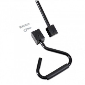 Remorca carucior pentru Tractorasele de gradina Hecht 52184 capacitate incarcare 300 kg cu maner - Img 6