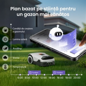 Robot de tuns gazonul ANTHBOT Genie, fără fir perimetral, 1000-2000 MP - Img 2