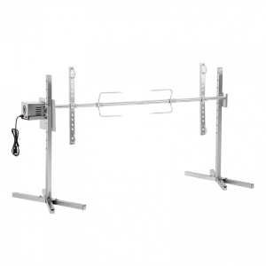 Rotisor electric pentru gratar Inox, max 60 kg, lungime de lucru 145 cm, putere 52 W, 8 x Inaltime reglabila, 4 rpm - Img 2