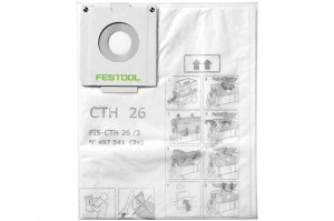 Sac de filtrare de siguranta FIS-CTH 48/3, Festool - Img 2