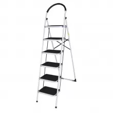 Scara otel BISONTE STR0206 6 trepte, inaltime maxima 145 cm pentru interior - Img 1