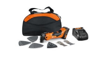 Sculă oscilantă cu acumulator AMM 500 AS 2 AH ÎNTR-O GEANTĂ DE NAILON, Fein