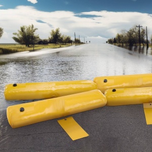Set 4 Bariere contra inundatiilor, Lungime 122 cm, Latime 25 cm, Portabile, PVC Industrial - Img 4