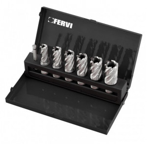 Set 6 carote HSS pentru masina de gaurit cu talpa magnetica F011/6