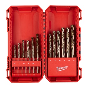 Set de burghie HSS Cobalt, Ø1.0-10.0mm, 19buc, 4932499764 Milwaukee