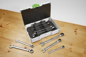 Set de chei inelare cu clichet SYS3 S 76-RRS-Set, Festool - Img 3