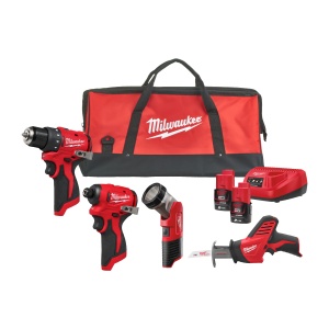 Set de patru masini cu acumulator, model M12 BLPP4A-202B Milwaukee