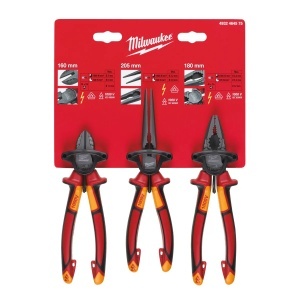 Set de trei clesti VDE izolati la 1.000V, Milwaukee