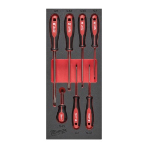 Set insertie spuma cu surubelnie Tri-Lobe SL, 7buc, 4932492395 Milwaukee