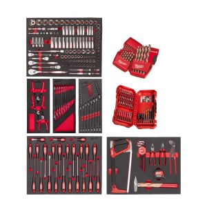 Set insertie spuma Master set Industrial, 244buc, 4932499475 Milwaukee
