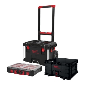 Set PACKOUT™ (Cufăr mobil. 1x Organizator. 1x Grilă), Milwaukee