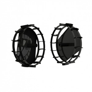 Set roti de metal HECHT 8001004, compatibile cu motocultorul Hecht 785, 790BS - Img 1