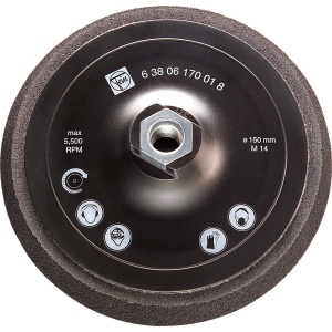Suport elastic şlefuire cu arici, M14, D200, 63806171017, Fein