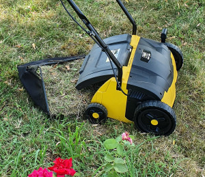 Texas MPC 1400 scarificator aerator gazon 2-in-1, motor electric 1400W, sac 35 litri, latime lucru 32cm, reglaj central - Img 8
